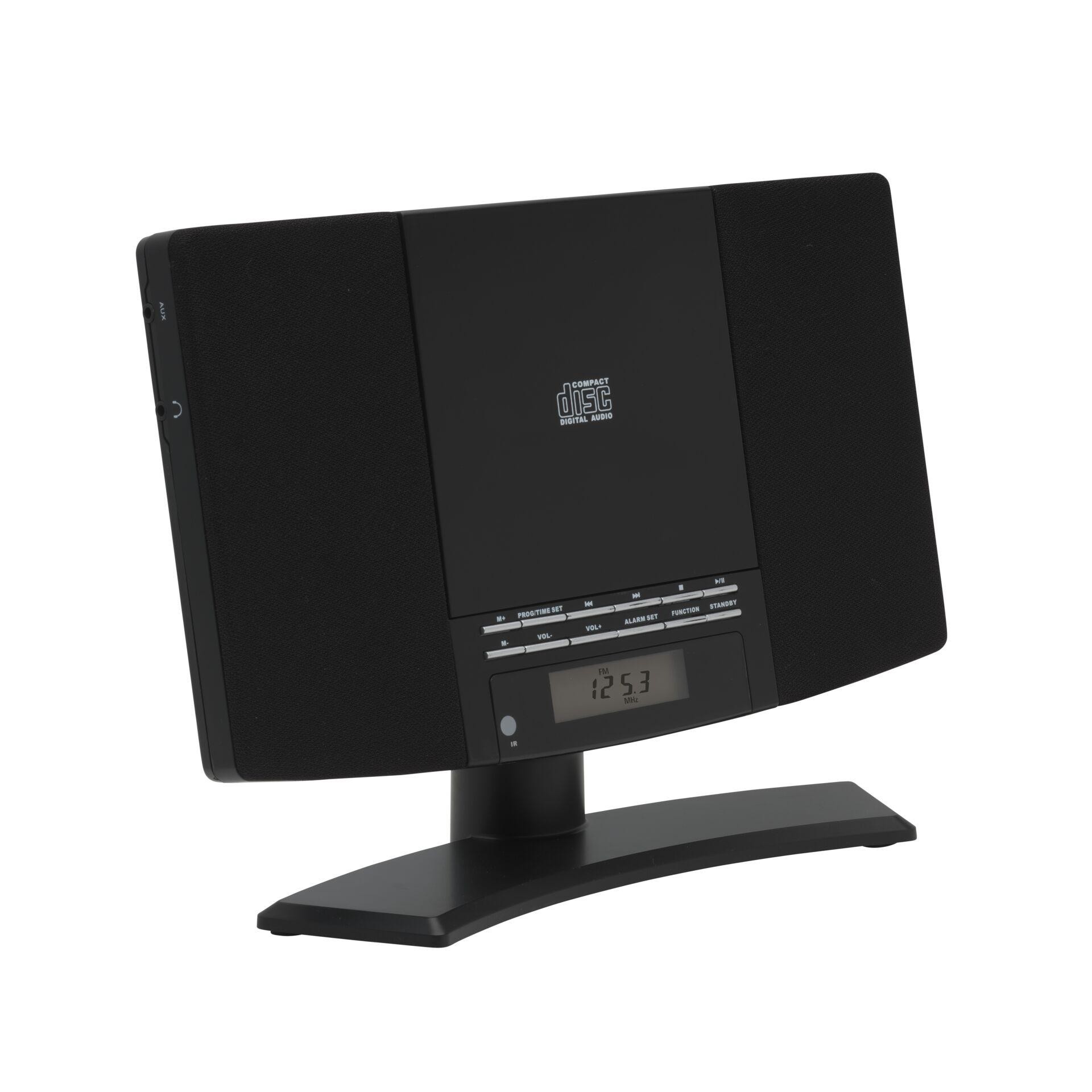 Denver MC-5220 BLACK - Denver MC-5220 BLACK, Black, FM, LCD, Blue,