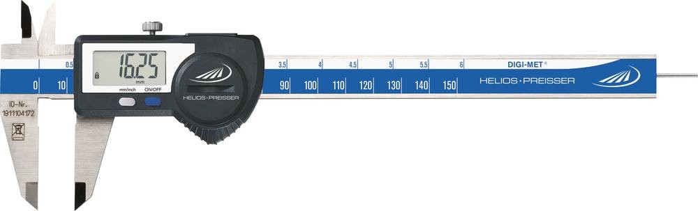 Helios Preisser DIGI-MET 1320516 digital Messschieber 150mm