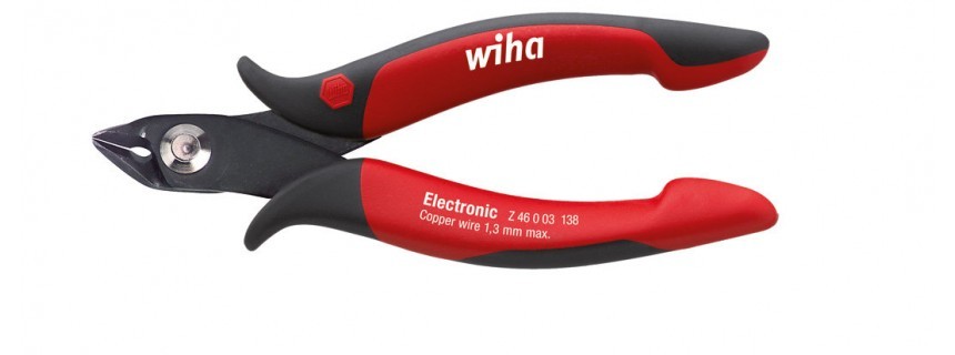 Wiha 26833 Elektronik- u. Feinmechanik Schrägschneider ohne Facette
