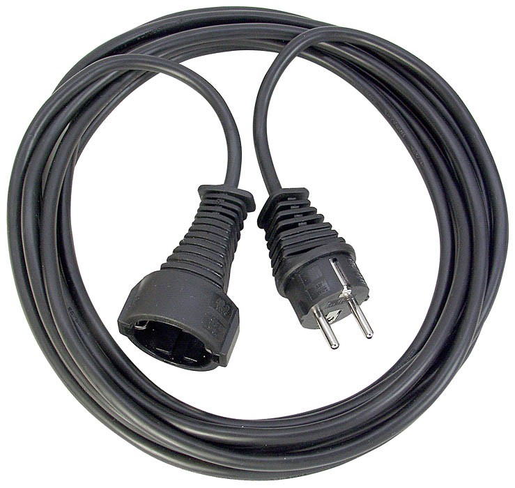 Brennenstuhl 1165480 Strom câble d'extension noir 25.00m H05VV-F 3G