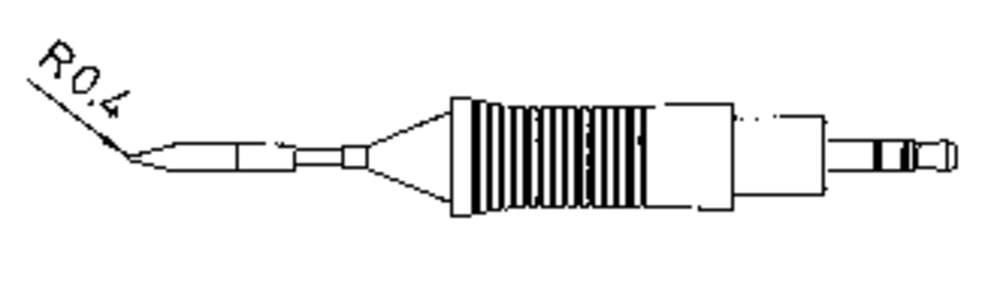 Weller RT2 Lötspitze Konisch Spitzen-taille 0.8mm Inhalt 1 pc(s)