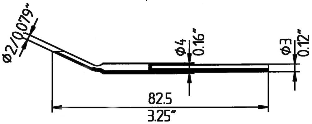 Ersa MD/SB Entlötspitze Spitzen-size 2mm Inhalt 2 pc(s)