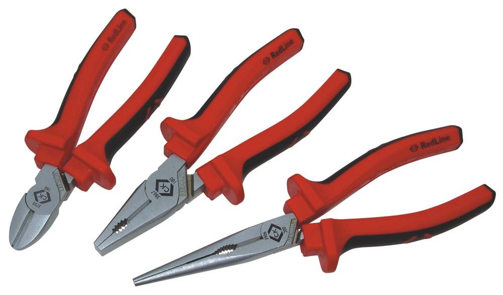 C.K T3803 Werkstatt Zangen-Set 3teilig