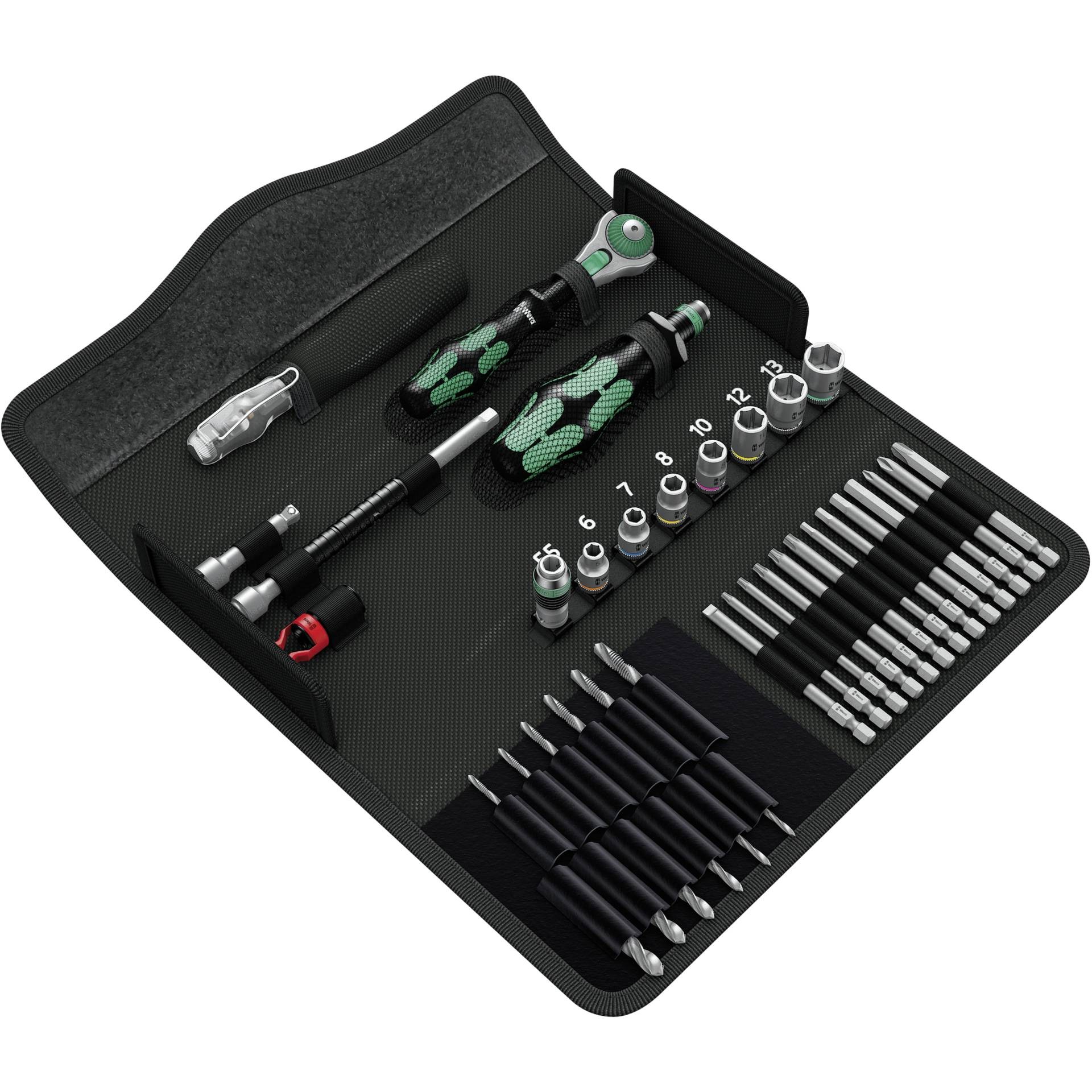 Werkzeugset KK M1 39-tlg.Metallbau Klapp case WERA