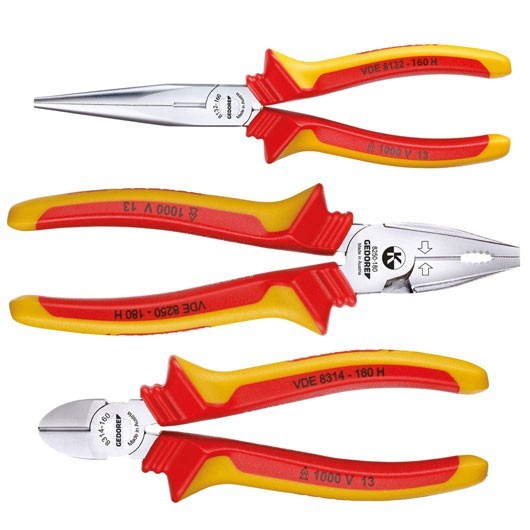 Gedore 1550594 VDE Zangen-Set 3teilig