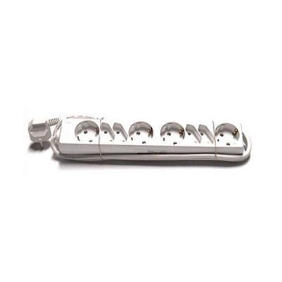 Kopp 120502004 power strip 8fach Arktis- white Schutzkontakt