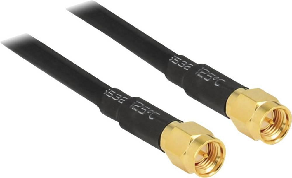 DeLOCK 88893 coaxial cable LMR195 10 m SMA Black - DeLOCK 88893, 10 m,