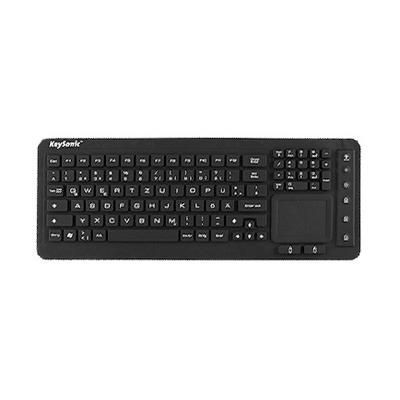 Keysonic KSK-6231 INEL (DE) USB Tastatur Deutsch, QWERTZ Schwarz