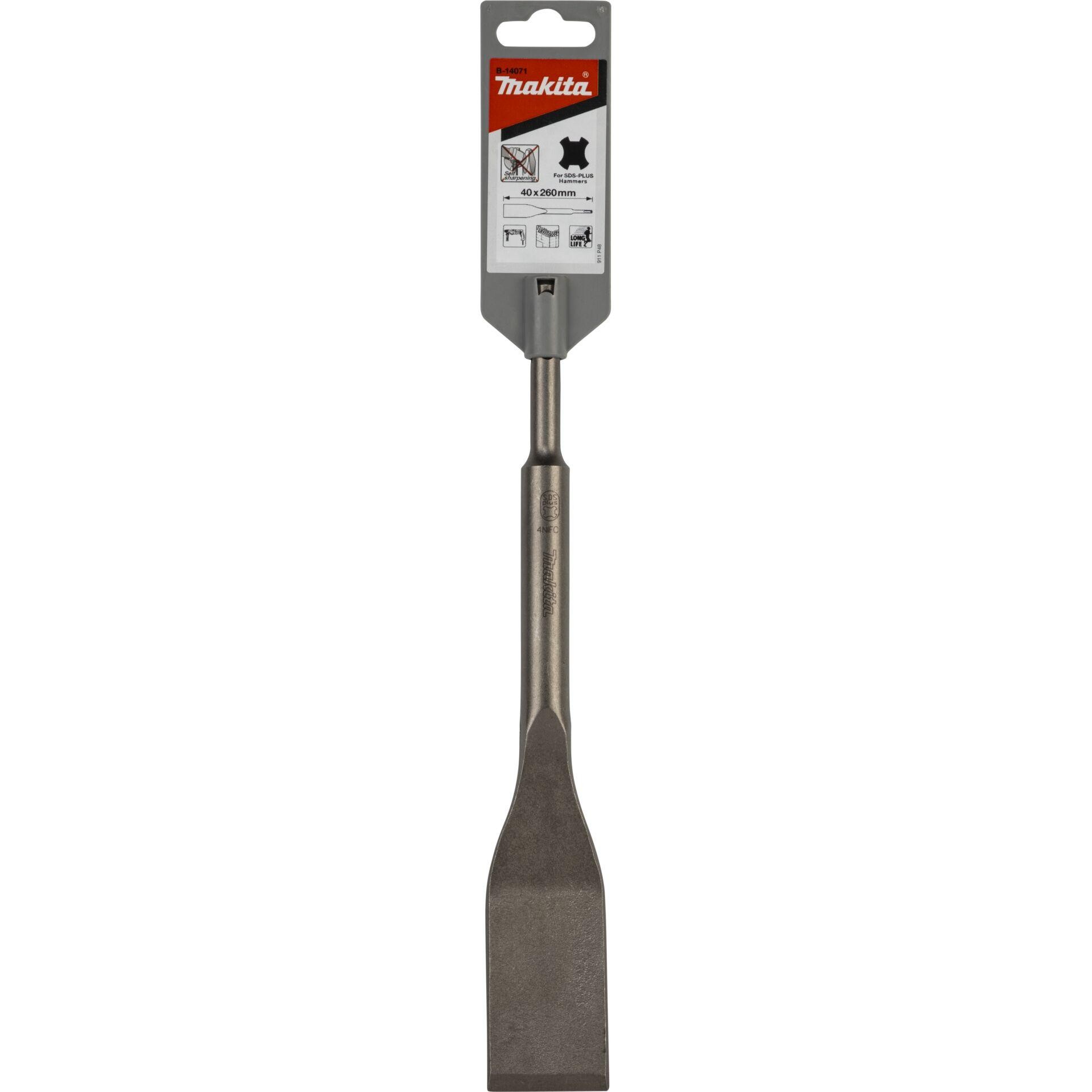 Makita B-14071 Fliesenmeißel 40mm Gesamtlänge 260mm SDS-Plus 1 pc(s)