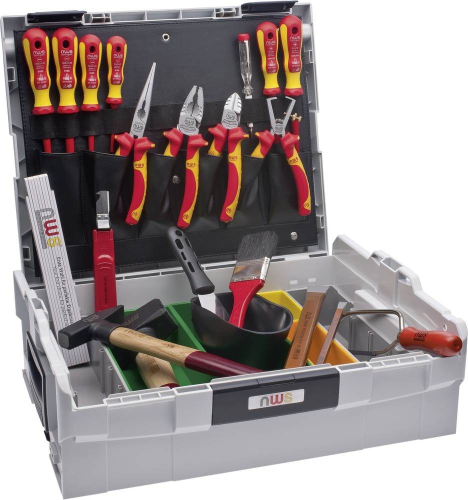NWS Sortimo L-BOXX 327-23 Werkzeugset Elektriker im suitcase 23teilig