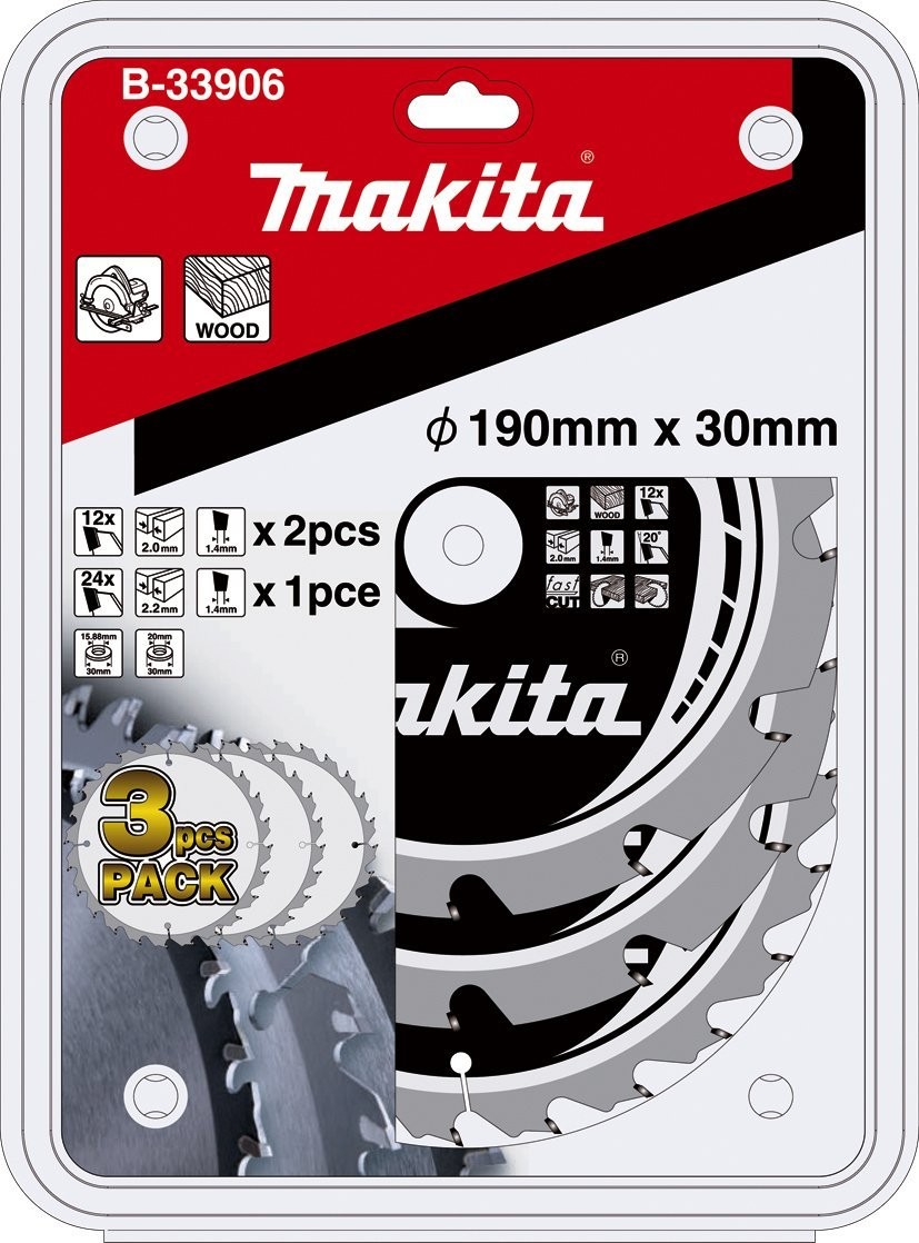 Makita B-33906 Kreissägeblatt-Set 190 x 30 x 1.4 mm 1 Set