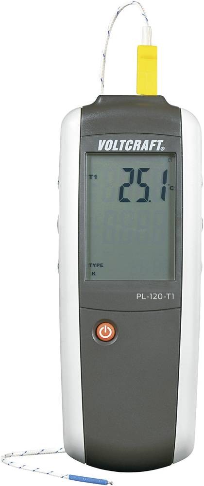 VOLTCRAFT PL-120 T1 Temperatur-Messgerät -200 - +1372°C Fühler-Typ