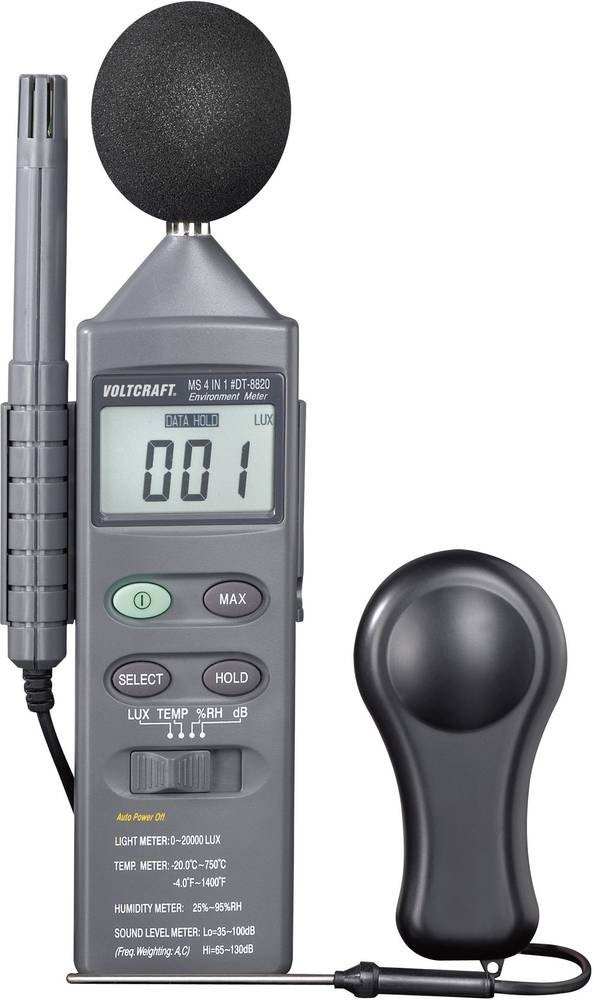 VOLTCRAFT Temperatur-Messgerät DT 8820 -20 up to +750°C Fühler-Typ