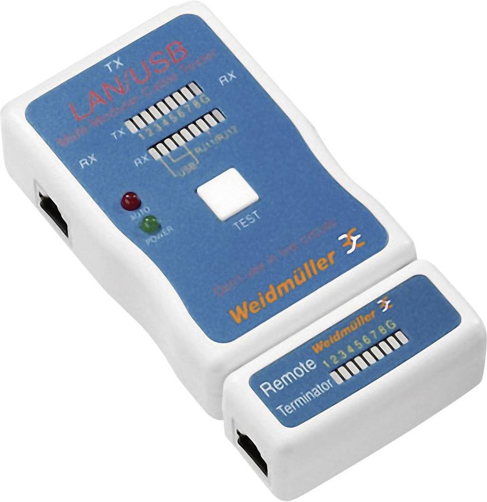 Weidmüller 9205400000 testeur de câble réseau Bleu, Blanc - Weidmü