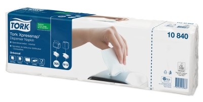 Tork 10840 napkin White - Tork 10840, White, 330 mm, 216 mm