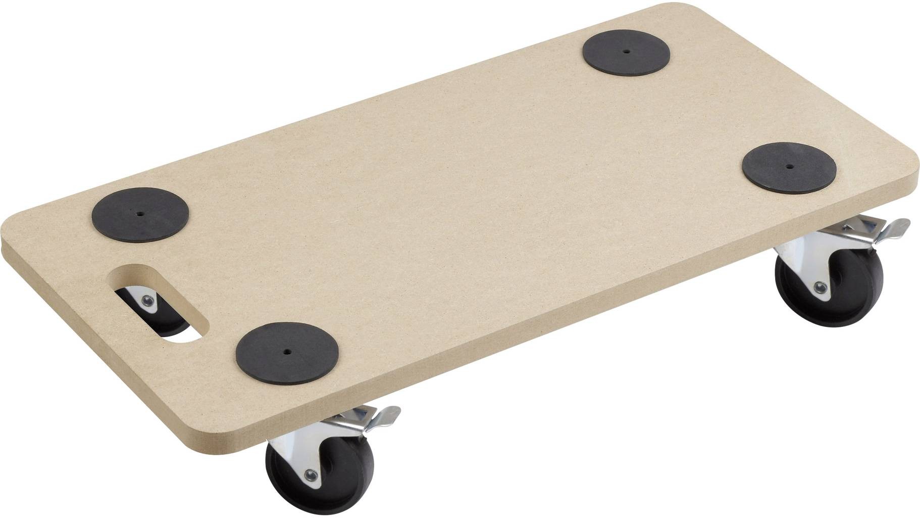 Meister 821400 Chariot à roulettes Plaque MDF Roues en PP Freins-