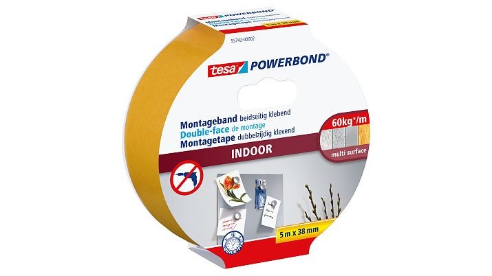 tesa INDOOR 55742-00001-03 Montageband tesa Powerbond Orange (L x B)