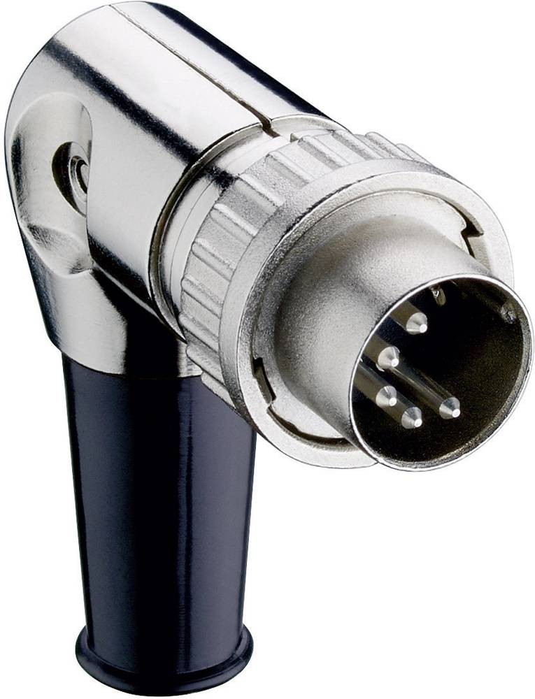 Lumberg 0134 05 DIN-Rundsteckverbinder Stecker, gewinkelt Polzahl: 5