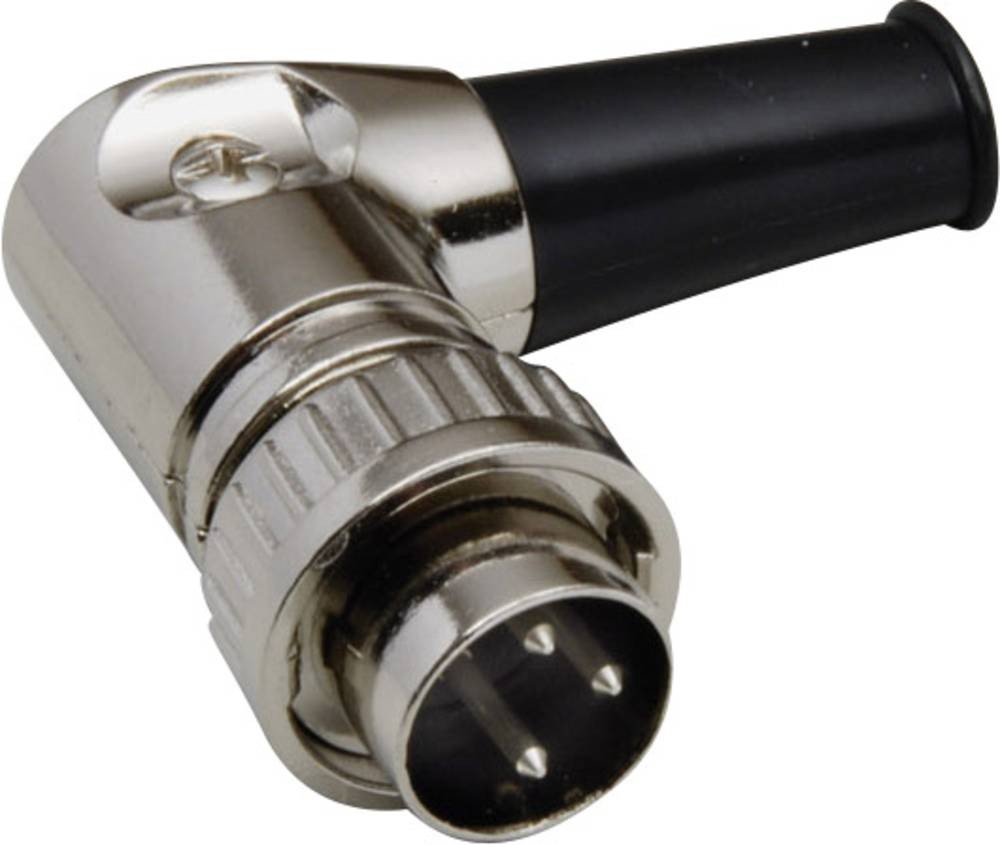 BKL Electronic 0202022 DIN-Rundsteckverbinder Stecker, gewinkelt