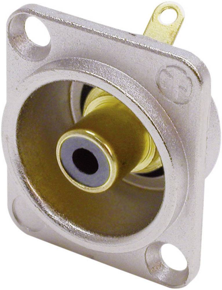 Neutrik NF2D0 Cinch-Steckverbinder Flanschbuchse, Kontakte gerade