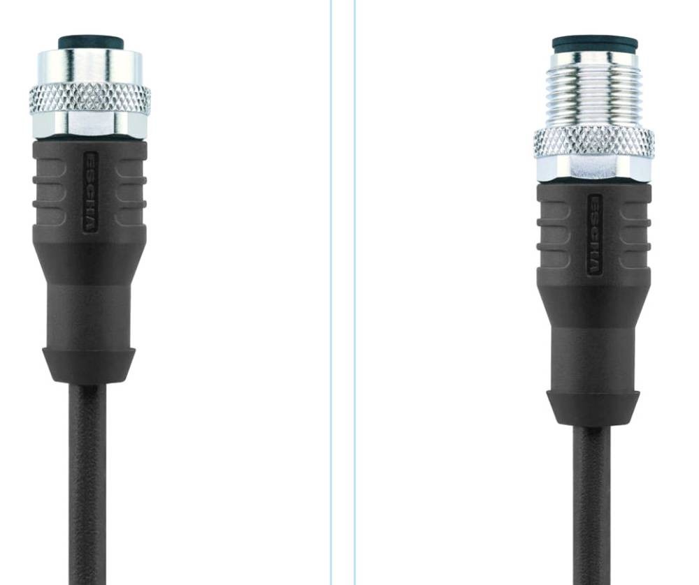 Escha 8046932 Sensor-/Aktor-Steckverbinder, konfektioniert M12