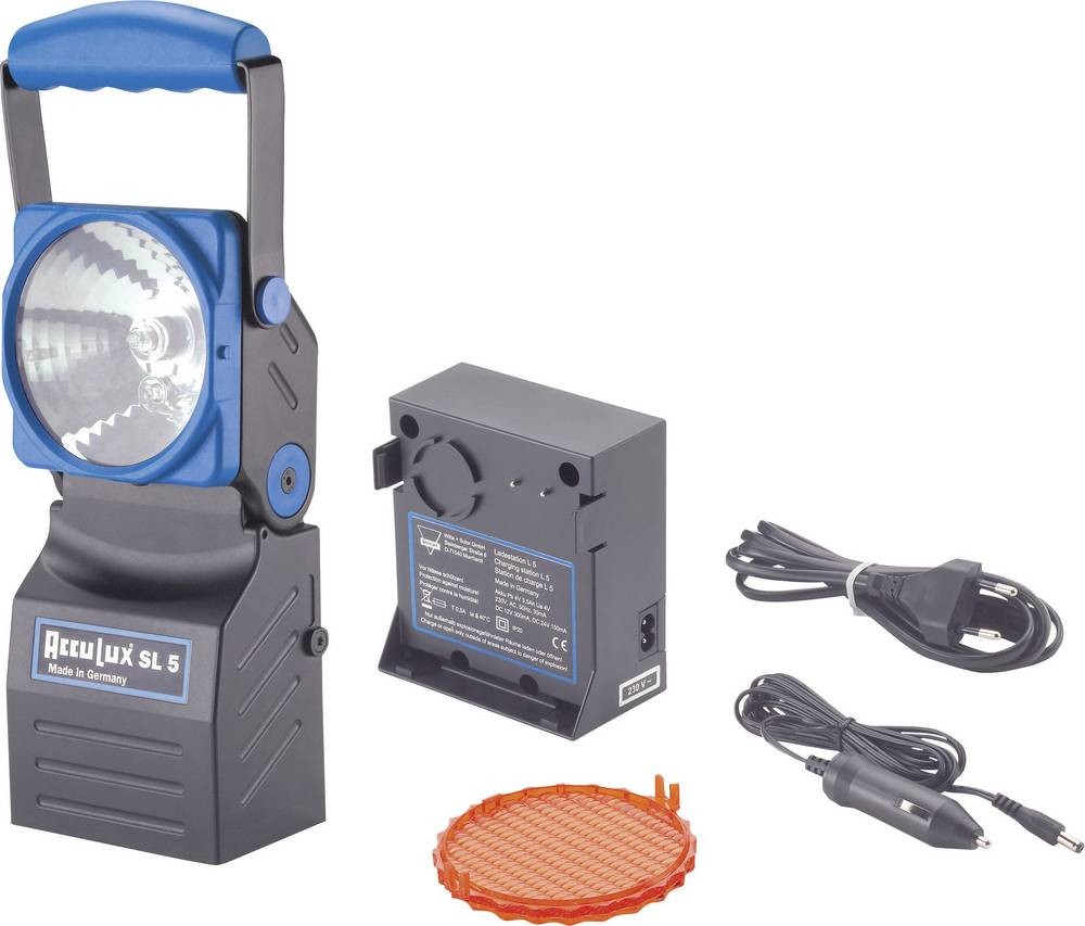 AccuLux LED Akku-Handscheinwerfer SL 5 456481 - Europlug