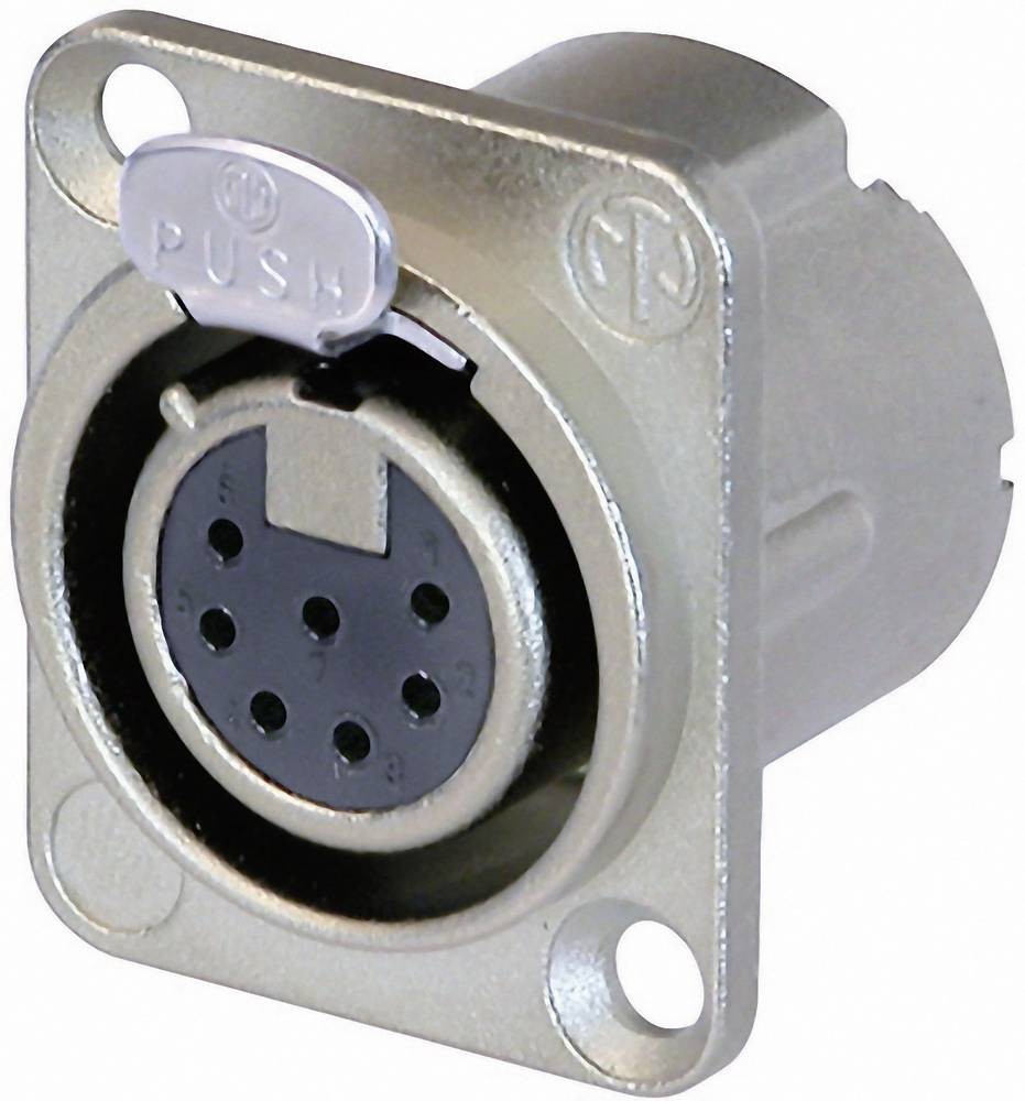 Neutrik NC7FD-LX connecteur de fils XLR Argent - Neutrik NC7FD-LX,