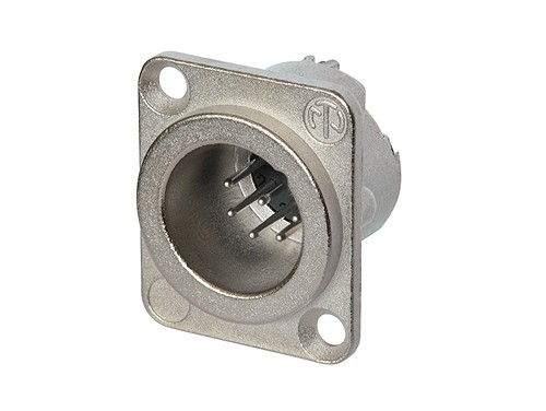Neutrik NC7MD-LX XLR-Steckverbinder Flanschstecker, Kontakte gerade