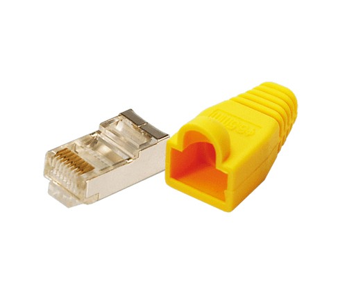LogiLink MP0015 wire connector RJ-45 Yellow - LogiLink MP0015, RJ-45,