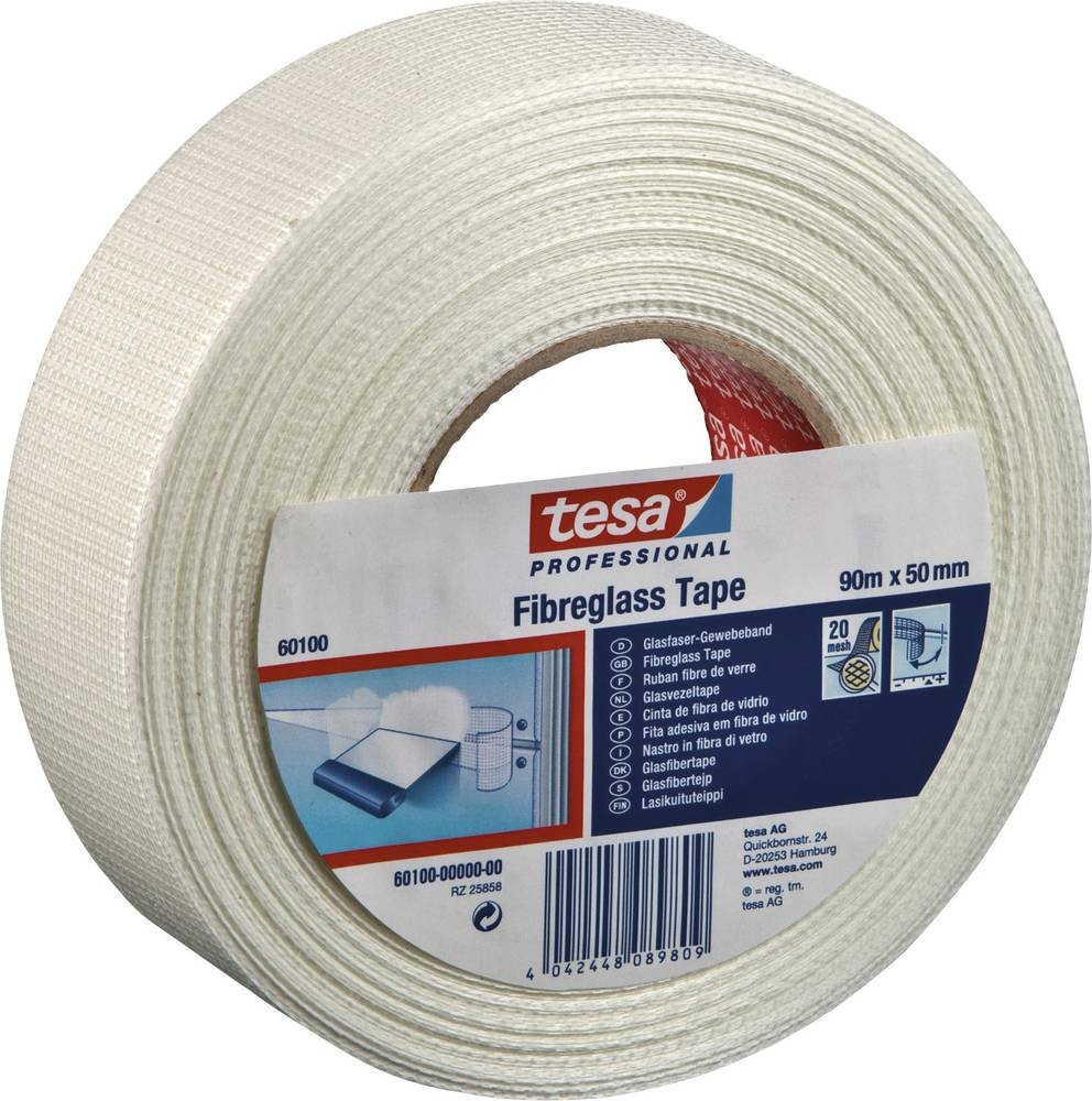 TESA 60100-00000-00 Gewebeklebeband tesa Professional blanco (L x B)