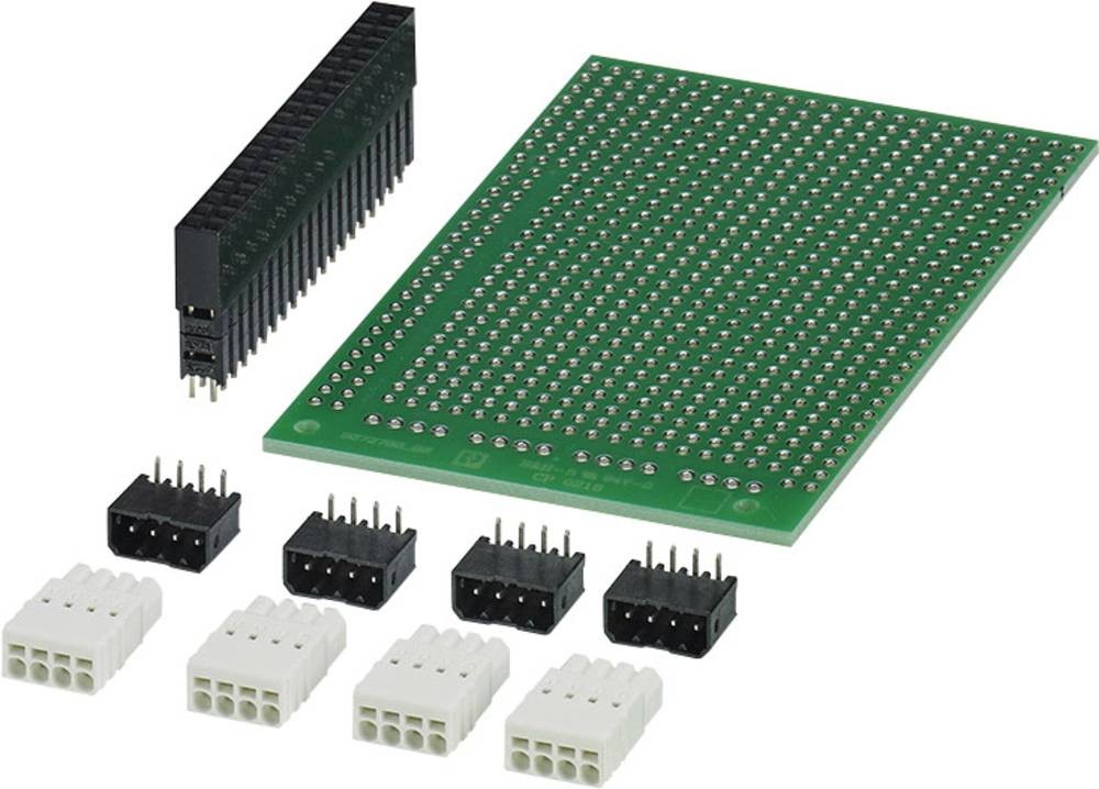 Phoenix Contact RPI-BC INT-PCB SET Series Perfboard with Socket Strip