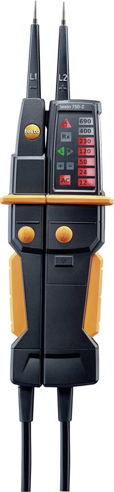 Testo 750-3 Zweipoliger Spannungsprüfer CAT IV 600 V, CAT III 1000V