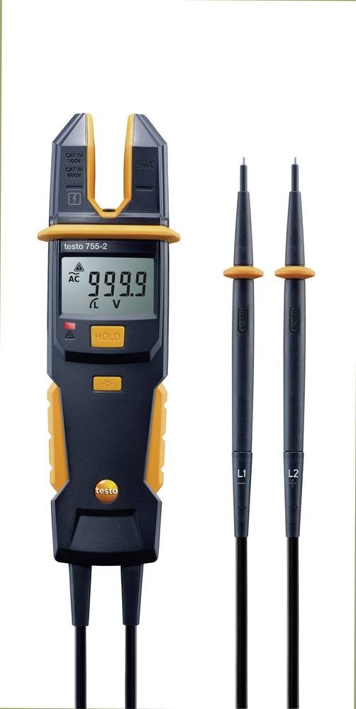 Testo 755-2 Hand-Multimeter, Stromzange digital CAT IV 600 V, CAT III
