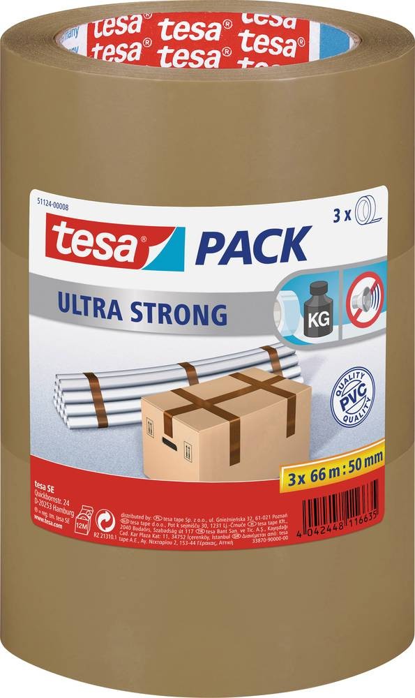 TESA ULTRA STRONG 51124-00008-01 Packband tesapack Braun (L x B)