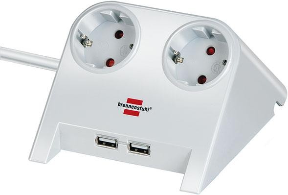 Brennenstuhl 1153520222 power strip white Schutzkontakt 1 St.
