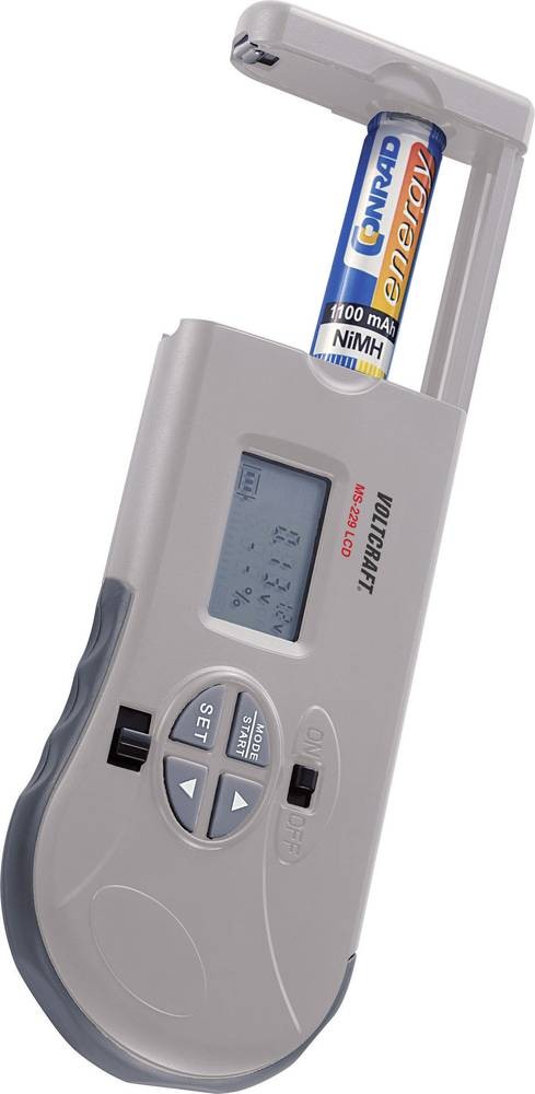 VOLTCRAFT Batterietester MS-229 LCD Messbereich (Batterietester) 1,2