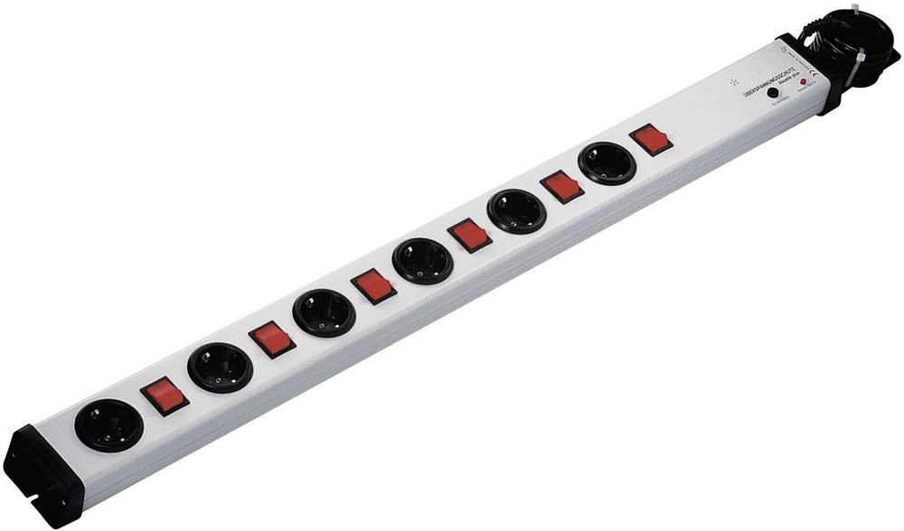 Ehmann 0232x00062301 overvoltage protection-power strip 6fach grey