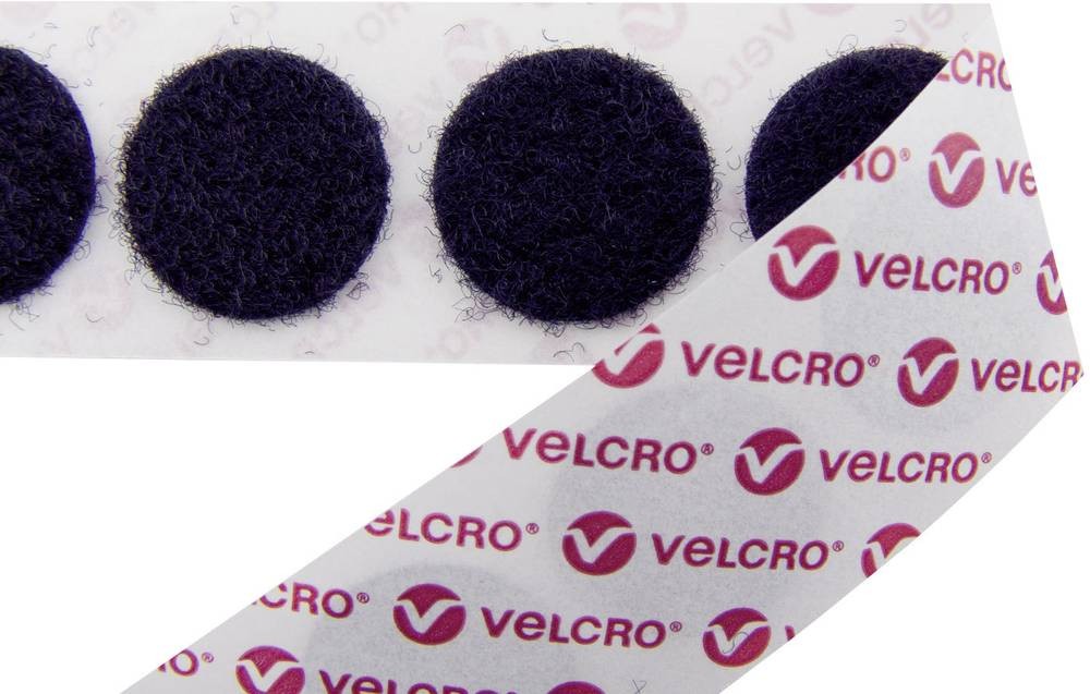 VELCRO E20101533011425 Klettpunkte to Aufkleben Flauschteil (Ø)