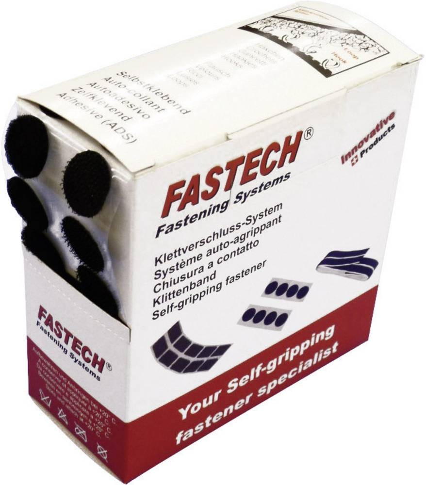 FASTECH B20-COIN999905 Klettpunkte per Aufkleben Hotmelt Haft- e