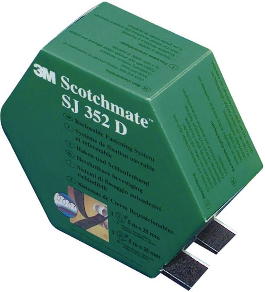 3M SJ 352D Scotchmate Klettband to Aufkleben Haft- and Flauschteil (L