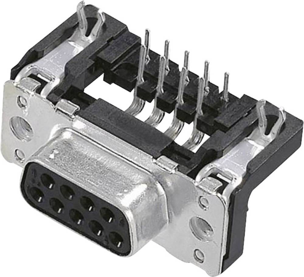 Harting 09661526611 D-SUB Buchsenleiste 90° Polzahl: 9 Löten