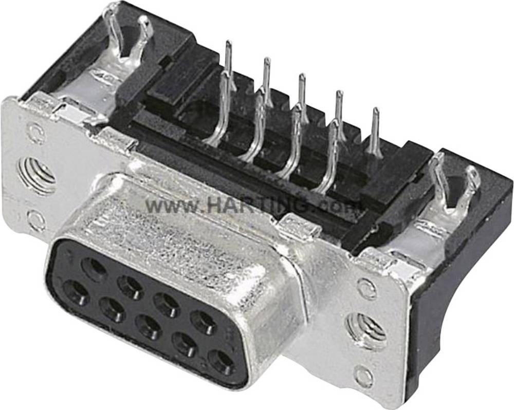 Harting 09662526615 D-SUB Buchsenleiste 90° Polzahl: 15 Löten