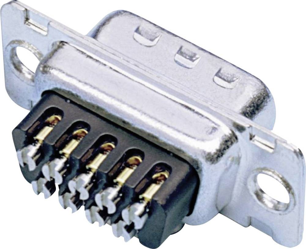 Amphenol 77D E09S ST D-SUB Buchsenleiste 180° Polzahl: 9 Schrauben 1