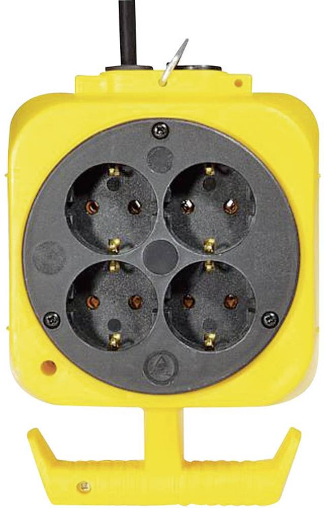 Brennenstuhl 115.176.0 8fach Steckdosen-Verteiler Gelb, black