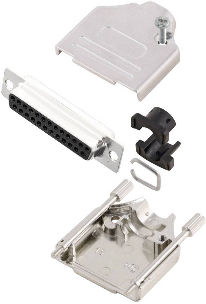 MH Connectors MHDTZK25-DM25S-K D-SUB Buchsenleisten-Set 180° Polzahl: