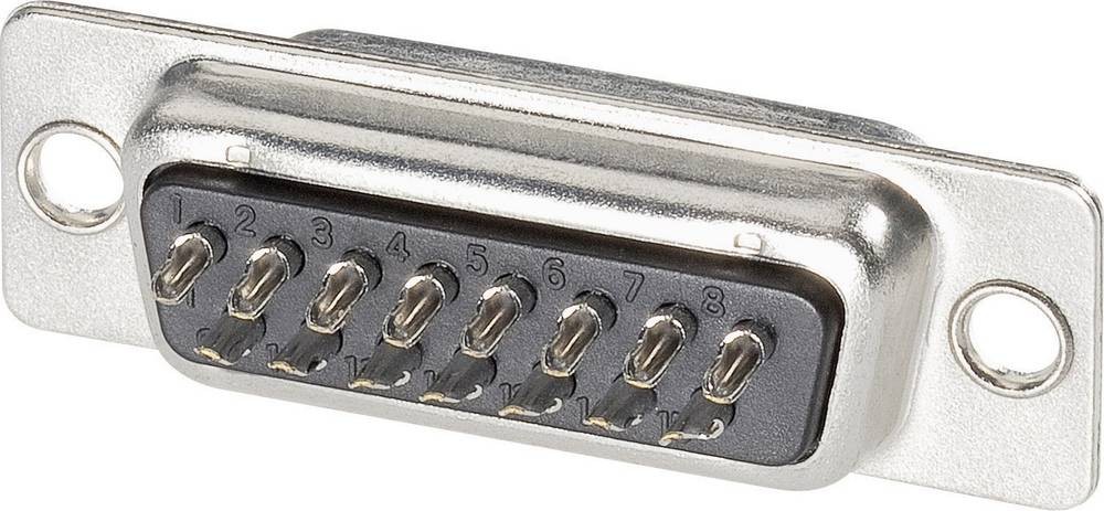 TE Connectivity Amplimite 15 Way Through Hole D-sub Connector Socket,