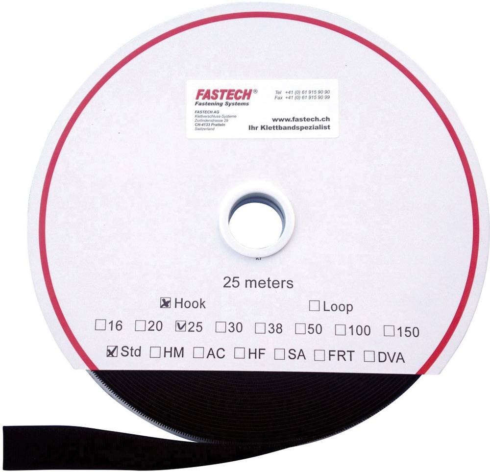 FASTECH T0105099990125 Klettband to Aufnähen Haftteil (L x B)