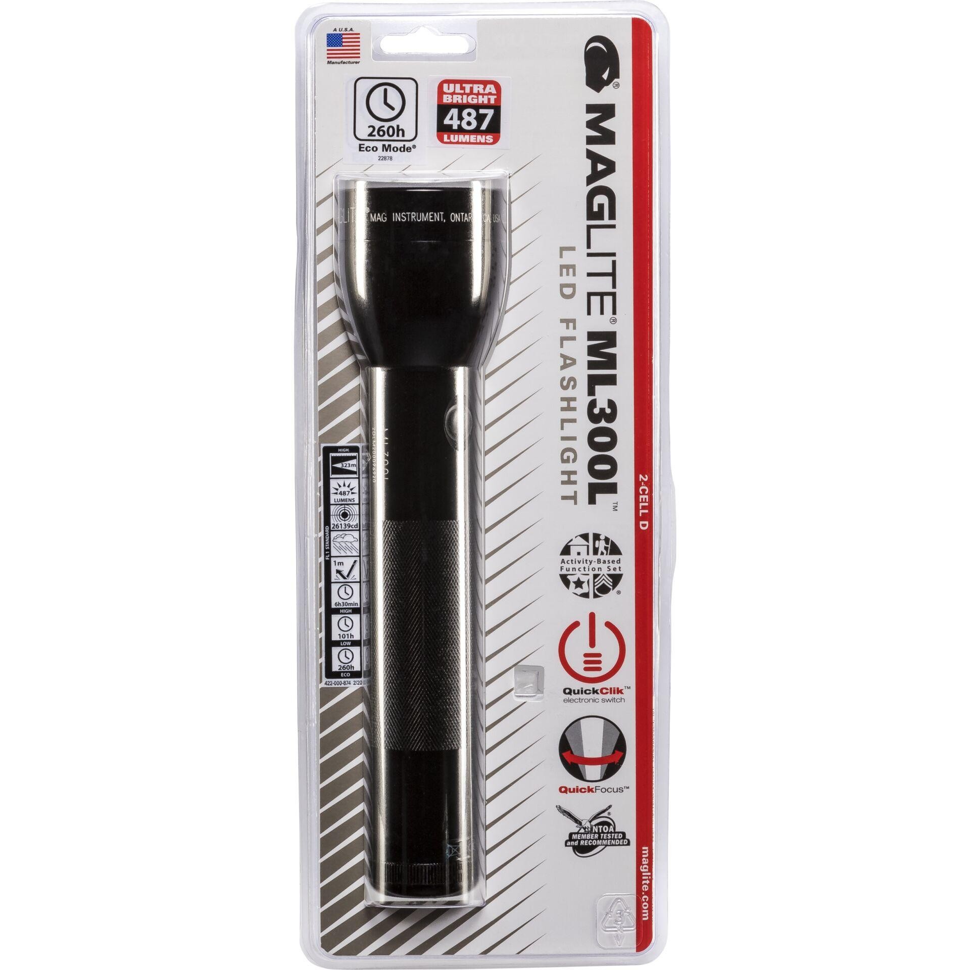 Maglite ML300L 2 D-Cell torche