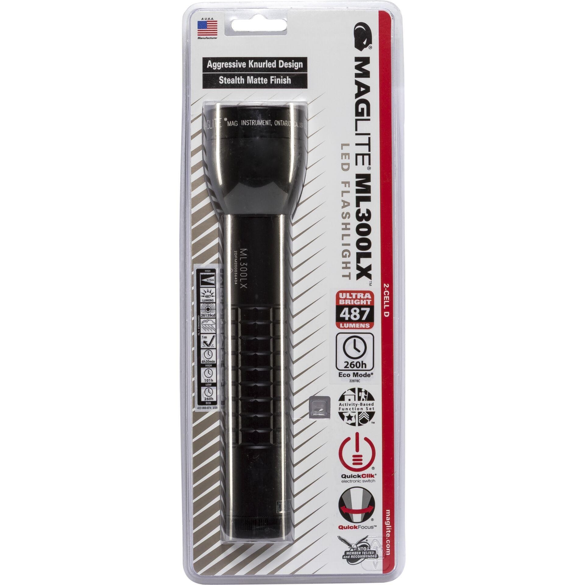 Maglite ML300LX 2D noir torche