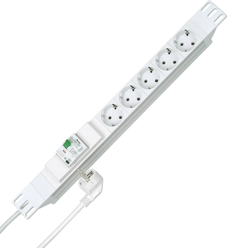 Kopp 938504012 power strip 19 inch 5fach white Schutzkontakt 1 pc(s)